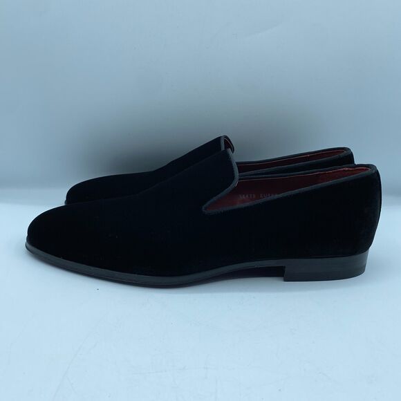 Magnanni Dorio Black Velvet Loafers Mens US 8 EU 40.5 Slip On Classic NWOB main image 14